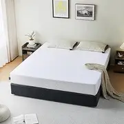 [Aosha] Twin Size Mattress, 6/8 Inch Gel Memory Foam Mattress, Medium Firm Mattress for Cool Sleeping, Pressure Relief CertiPUR-US Certified Mattress in a Box (6 Inch, Twin)