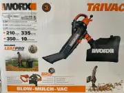 WORX Trivac WG505.2 With Leaf Pro Blow-Mulch-Vac