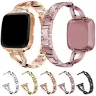 For Fitbit Versa 4 3 2 1/Versa Lite/Fitbit Sense Metal Band Watch Strap Bracelet
