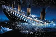 Wooden Jigsaw Puzzle 1000 Pcs Sunken Titanic Large Size 1000 Pieces of Wooden Puzzle,Unique Home Decorations and Gifts