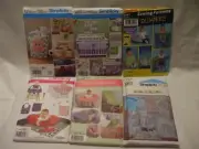 Simplicity Patterns Organizers, Baby Room Items, Crib linens, Quilt, 6 Variety