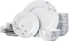 Corelle Ocean Branches Dinnerware Set, 18 piece, 6 x 26cm Dinner Plate, 6 x 17cm