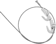 Adjustable Hanging Hooks Metal Picture Rail Hooks Picture Hanging System for Galleries