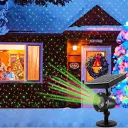 Solar Laser Projector Christmas Landscape Garden Lawn Light Projector Lamp