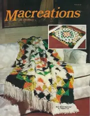 RARE Macreations Macrame Rug & Wall Art Patterns Lee Originals Craft Book L715