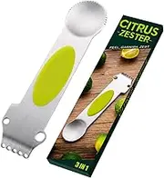 3-in-1 Citrus Zester n Peeler Grater Cutter Slicer Multifunctional Kitchen U il Gadget