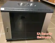 9RU 9U 19” 19 Inch 460mm Deep Wall Mount Server Rack Data Network Comms Cabinet