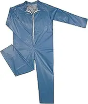GEMPLER'S Thick Poly-Coated Lightweight Blue Protective Coveralls