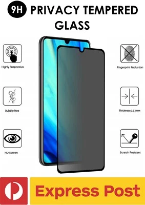Huawei P30 Pro Privacy Tempered Glass Anti-Spy Screen Protector 9H Premium