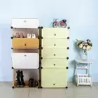 10 Pairs Shoe Storage Cabinet Shoe Boot Organiser Cupboard New Closet Wardrobe