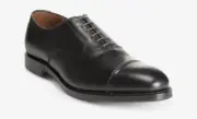 Allen Edmonds Men 9.5 D Park Avenue Dress Cap Toe Oxford Blk Leather Shoes