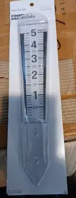 Room Essentials Rain Gauge 12.5" X 2.5" With Keyholes or Ground Spike