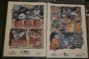 Jimmy Neutron Boy Genius 2 Page Comic Vintage Print Ad 2000 8x11 Great To Frame