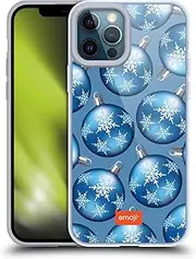 Head Case Designs Officially Licensed Emoji Baubles Winter Patterns Gel Case [Military Grade Protection] Compatible with Apple iPhone 12 Pro Max
