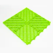 Boss Detail Interlocking Modular Garage Flooring Tile 12"x12"| 25 Count (Green)