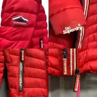 Superdry 極度乾燥 雪衣羽絨外套 M號 SNOW 寒流保暖 極輕 修身版型 防風外套