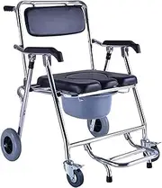 Stools,Shower Seat Shower Stool Shower Chair Wheelchairs Shower Chair with Wheels for Handicapped and Seniors Commode Chair