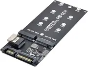 Chenyang M.2 NVME PCIE SSD to SFF-8654 ＆ NGFF SATA SSD to SATA 2 in 1 Combo Adapter for Mainboard (Not Work NVEM SSD to SATA)