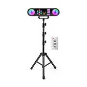 DJ Lights with Stand - 5IN1 Stage Lights Multi Effects Disco Ball Red&Green B...