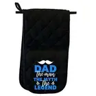 Dad The Man The Myth The Legend - Mitt Kitchen Glove Mitts Double Oven Gloves