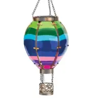 Hot Air Balloon Solar Lantern – Hanging Solar-Powered LED Lights, Waterproof ...