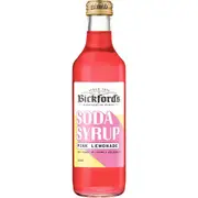Bickfords Pink Lemonade Soda Syrup Drink Mix 300ml