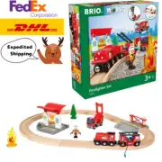 BRIO World 33815 Rescue Firefighter Set | 18 Piece Train Toy Set 33815