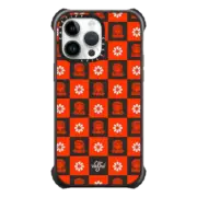 iPhone 14 Pro Max Ultra Impact Case MagSafe Compatible Lucy Ajedrez Rojo