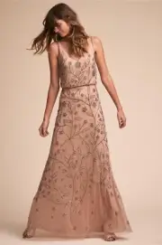 NEW Adrianna Papell Arcata Dress Size 6 MSRP: $280 Sandstone