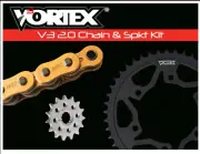 KAWASAKI 2018-2021 Ninja 400 VORTEX 520 CHAIN & F5 SPROCKET KIT 14-44 GOLD