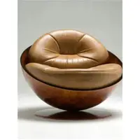 在飛比找ETMall東森購物網優惠-設計師現代創意輕奢極簡休閑椅半圓球形椅網紅異形高端單人沙發椅