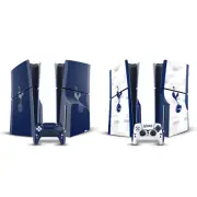 TOTTENHAM HOTSPUR F.C. 2023/24 BADGE VINYL SKIN FOR PS5 SLIM DISC EDITION BUNDLE