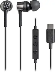 Audio-Technica ATH-CKD3C in-Ear Headphones with USB-C Connector, Black