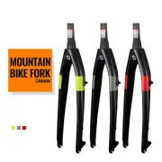 26/27.5/29 Inch Mountain Bike Carbon Fiber Forks MTB Bicycle Tapered Front Fork