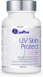 CanPrev UV Skin Protect Antioxidant Radiant Grapefruit 60 Vegetarian Caps NEW