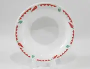 ❤️ NEW Corelle FIESTA 8-oz FLAT RIM CEREAL BOWL Rice Salsa Soup CHILI PEPPERS