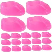Hohopeti Dress up Shoes for Dolls Little Yellow Duck Toy Mini Shoes Flower Girl Accessories Toddler House Slippers