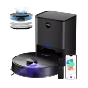 MONSGA Robot Vacuum and Mop Combo, 5000Pa Robotic Vacuum with 3.5L Self Empty...