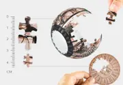 Puzzle Clock Into The Woods -- Pintoo