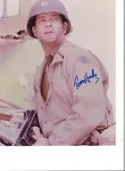 Iconic Tom Hanks Pose from Saving Private Ryan Signed Photo with Original COA