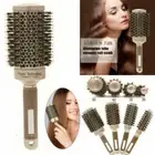 Thermal Ceramic Ionic Round Barrel Hair Brush Comb with Boar Bristle Salon Brush