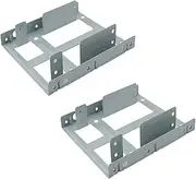 Mellisso 2X 2.5 Inch to 3.5 Inch Internal Mounting Frame for 2X 2.5 Inch SSD/HDD to 3.5 Inch Bay