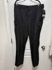 BLAUER 8565 Side Pocket Wool Blend Trousers Pants Black Men’s 37 Reg X 31 NWT
