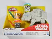 STAR WARS PLAY DOH AT-AT ATTACK CAN-HEADS PLAYSET ESB HOTH BATTLE MOSC 2015 RARE