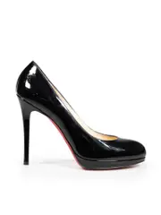 Black High Heel Patent Pumps