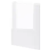 METOD 1 front for dishwasher, Voxtorp high-gloss/white, 60 cm