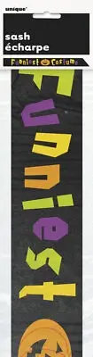 Unique Funniest Costume Award Halloween One-Size Award Ribbon, Black