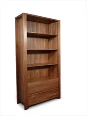 Lumino Tasmanian Blackwood 2 Drawer Bookcase