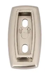Alno A8989-SN Euro Bath Baseplate Satin Nickel