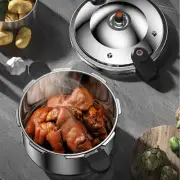 New (12L)Pressure Cooker 80kpa Pressure Canner Dual Handle Stainless Steel Large